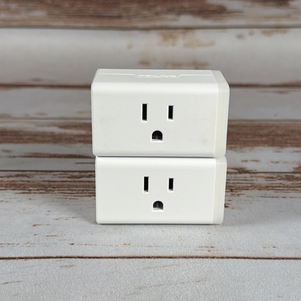 (2) TP-Link Kasa Matter Smart WiFi Mini Plug With Energy Monitoring KP125M HS105